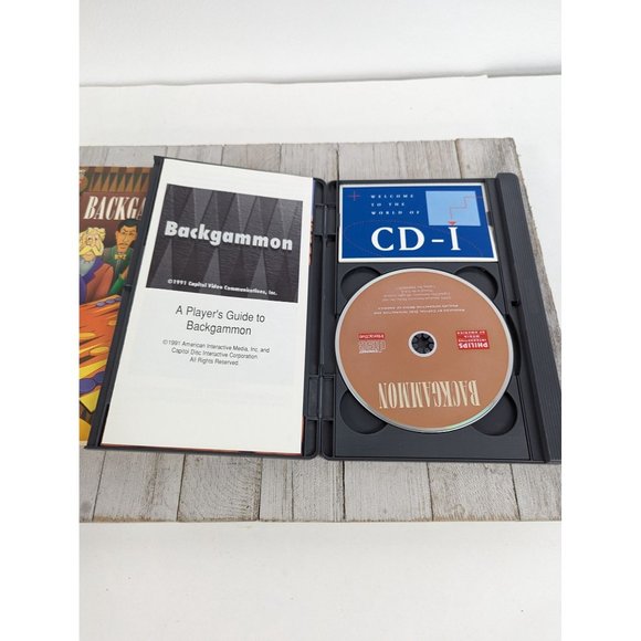 Backgammon Interactive Game Compact Disc Phillips CD-i - Picture 4 of 6
